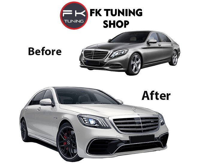 Mercedes Benz W222 S63 Amg Body Kit Seti 14 Fk Tuning Shop Oto Aksesuar Tuning