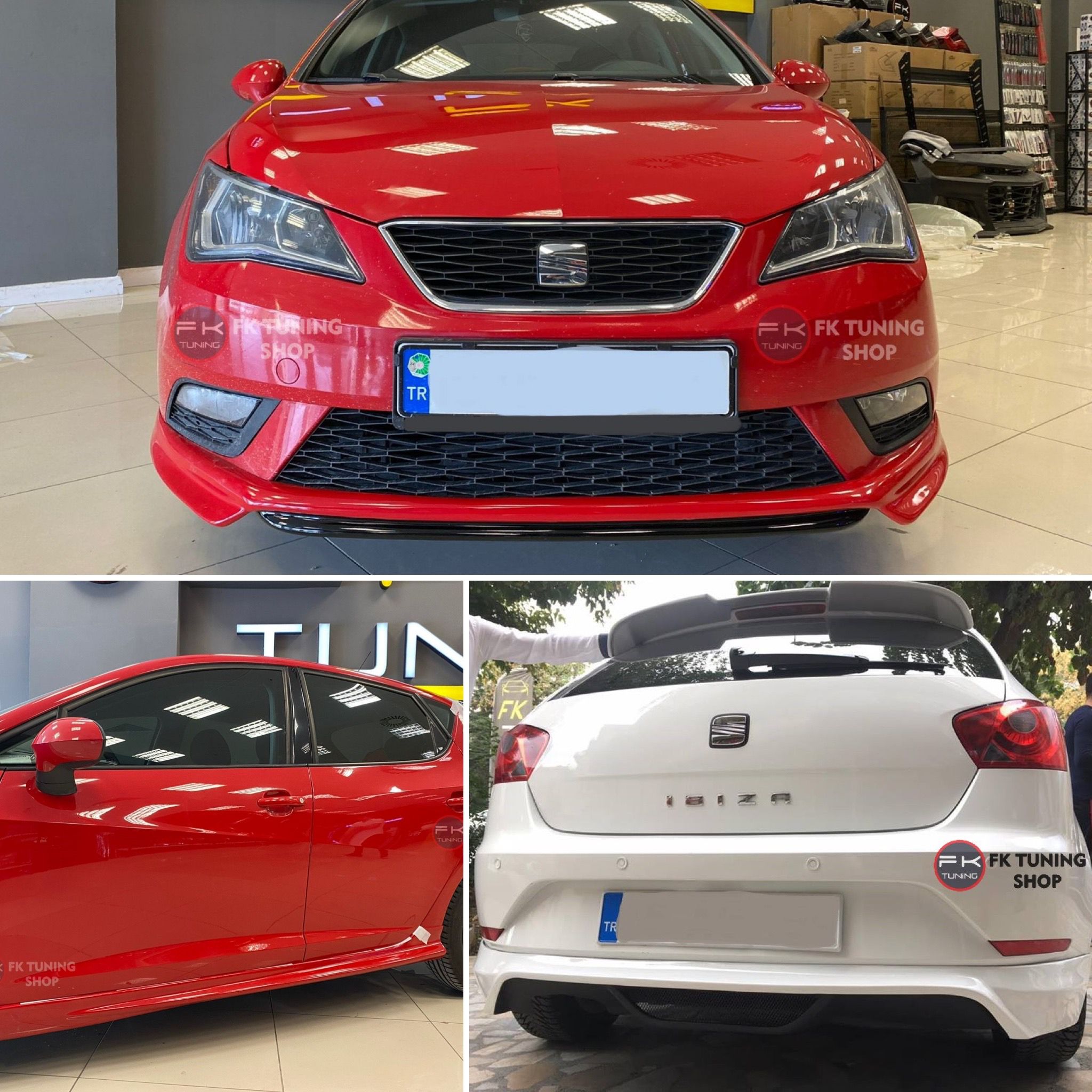 SEAT İBİZA BODY KİT SETİ (makyajlı kasa/boyasız polyester) FK Tuning