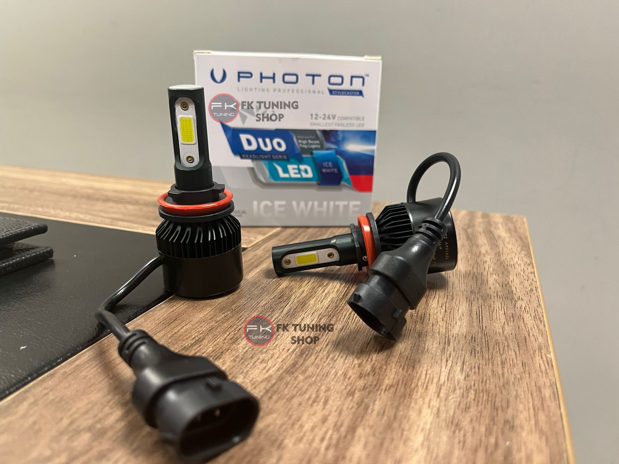 PHOTON DUO H11 LED XENON ŞİMŞEK ETKİLİ ICE WHİTE Fiyat | FK Tuning