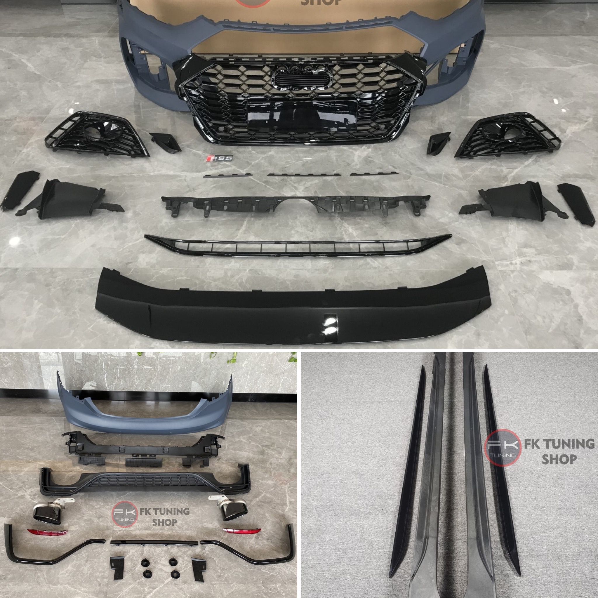 Audi A5 Rs5 Body Kit Seti Sedan 2021 ve üzeri (boyasızithal FK