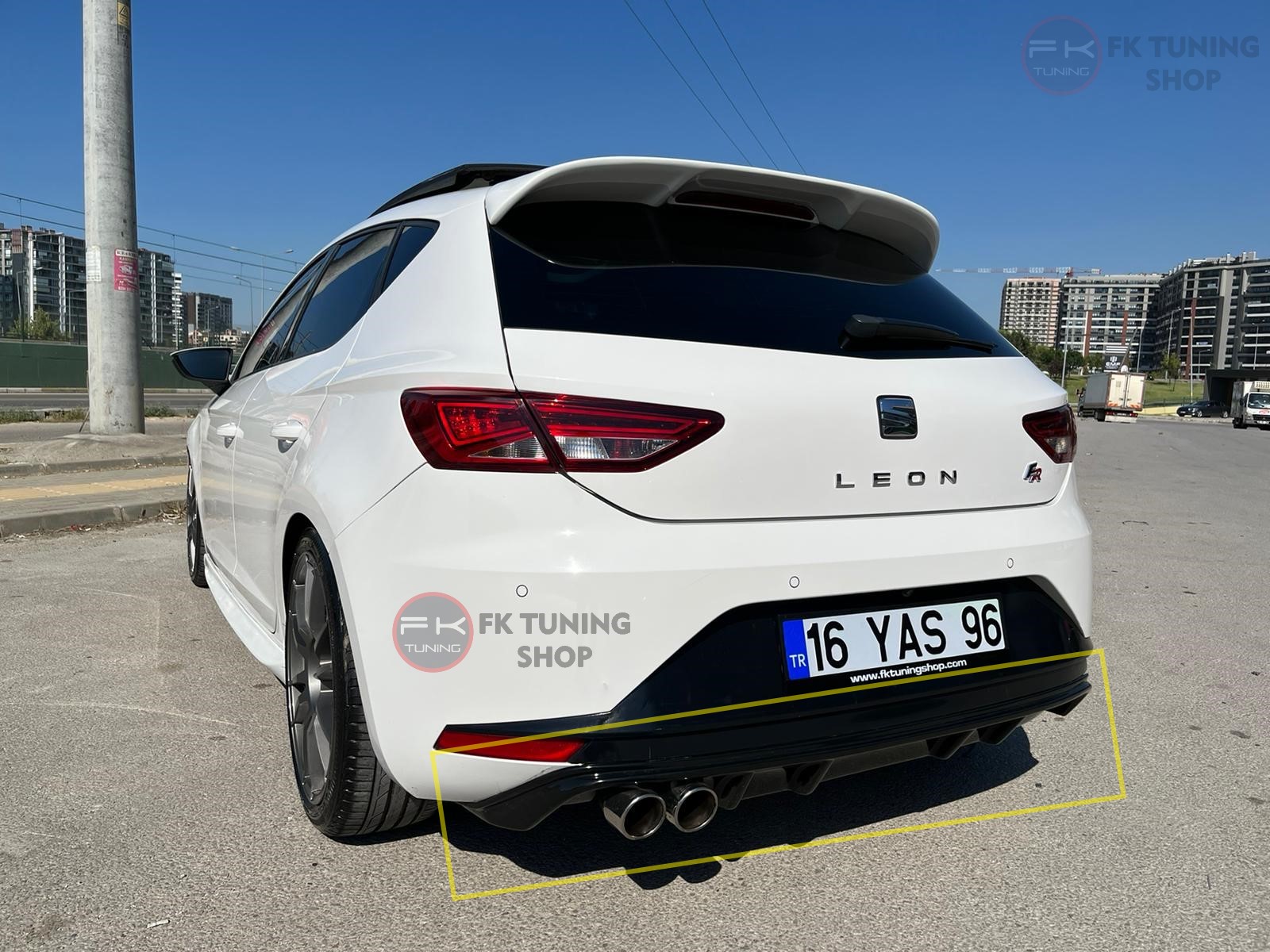Seat Leon FR Difüzör Pianoblack Makyajsız Kasa 20122017 (plastik FK