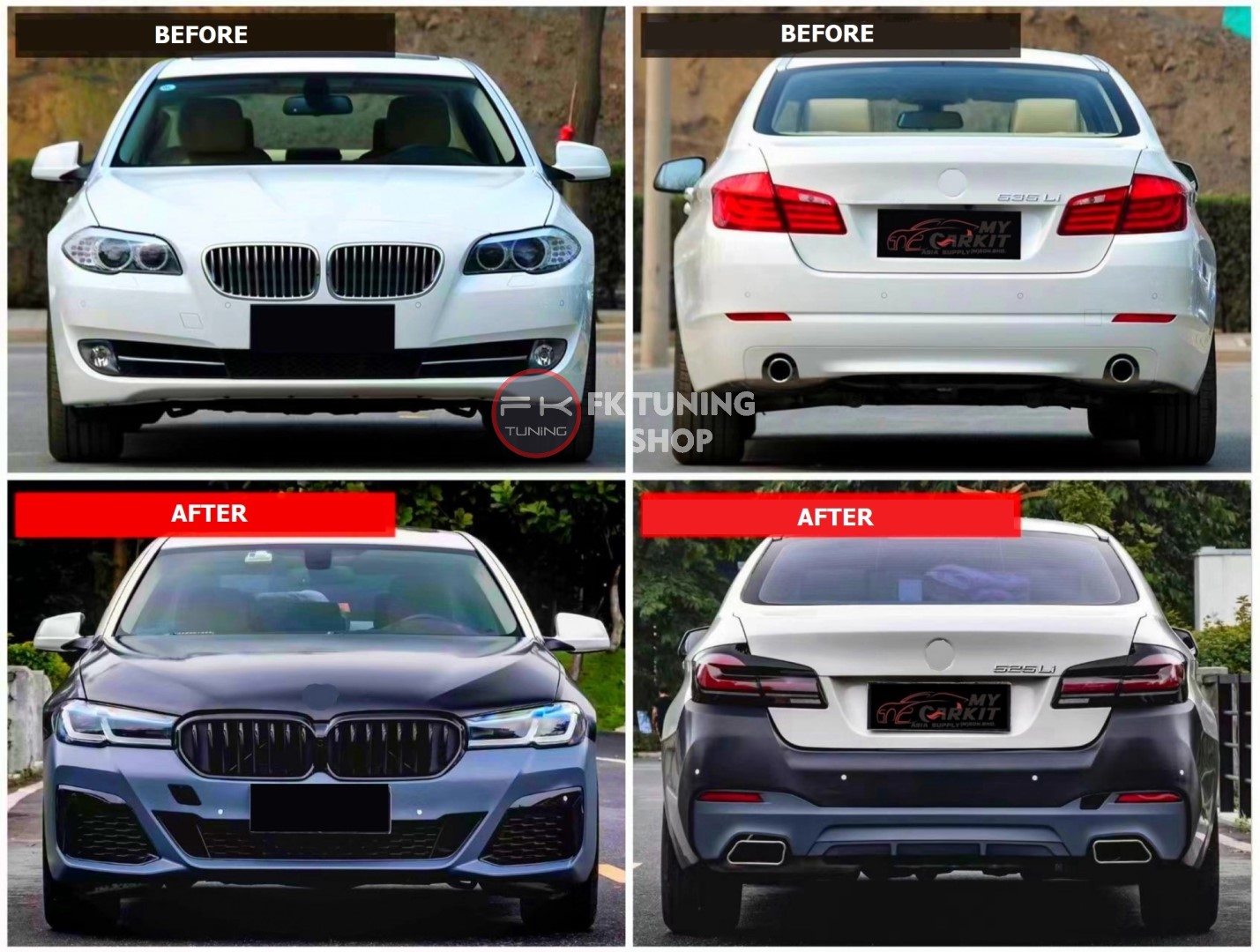 Bmw F10 İçin G30 Facelift Görünüm Body Kit Seti 20102016 uyumlu FK