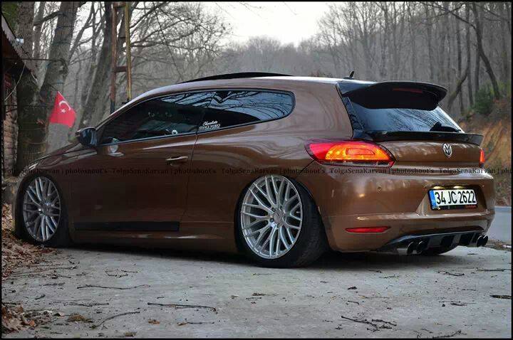 Scirocco Volkswagen коричневый
