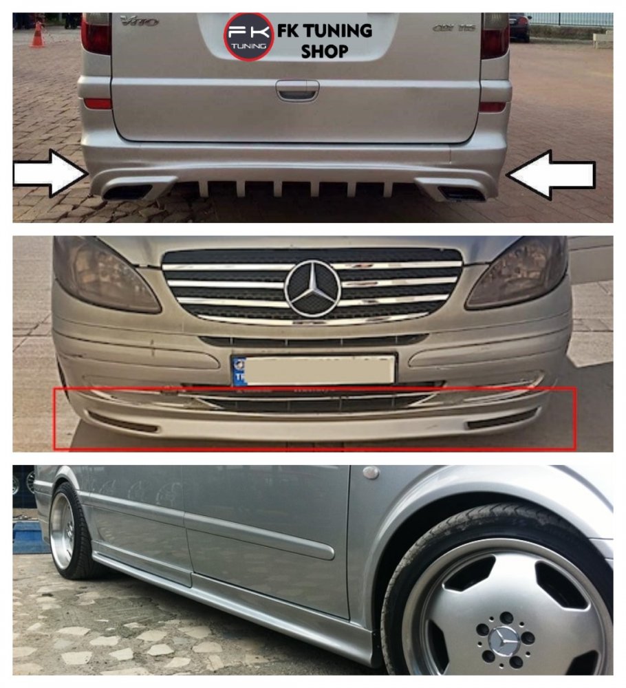 Mercedes Vito Body Kit Seti 20042010 (polyester/boyasız 242 cm FK