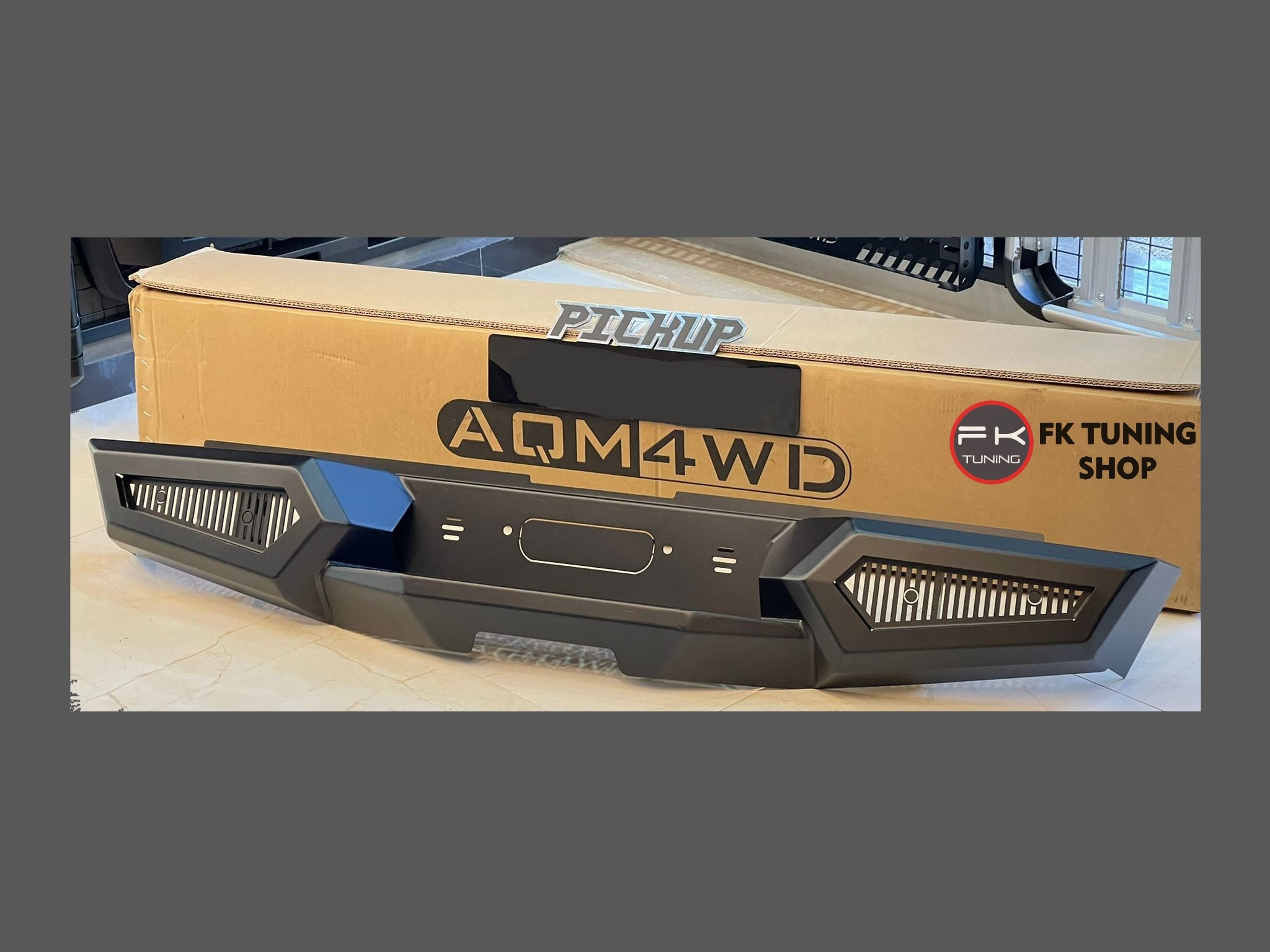 AQM4WD DEMİR ARKA TAMPON SETİ Model 2 (araca özel