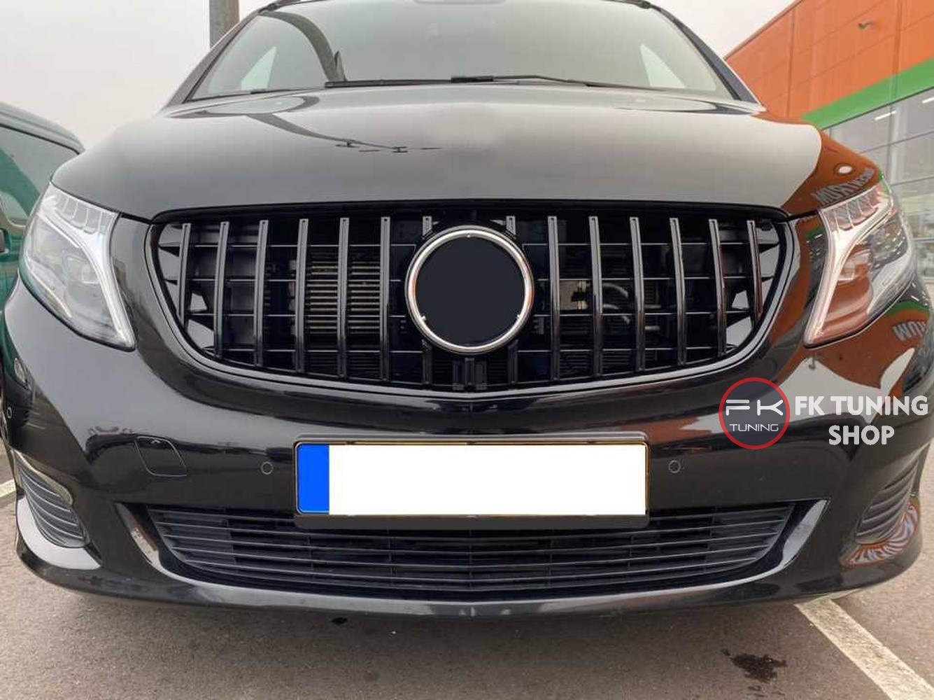 Mercedes Benz Vito Gtr Ön Panjur W447 serisi 2014-2019 Siyah Çerç