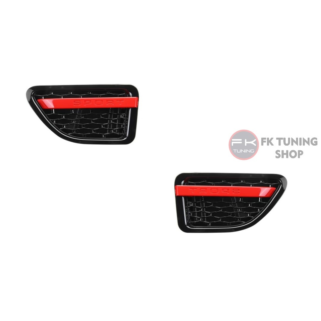 Range Rover Sport Çamurluk Izgarası Kırmızı-Siyah Renk 2010-2013