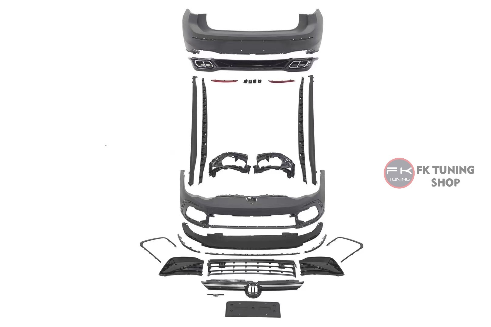 Volkswagen Golf 8 R-Line Body Kit Seti (ithal-boyasız