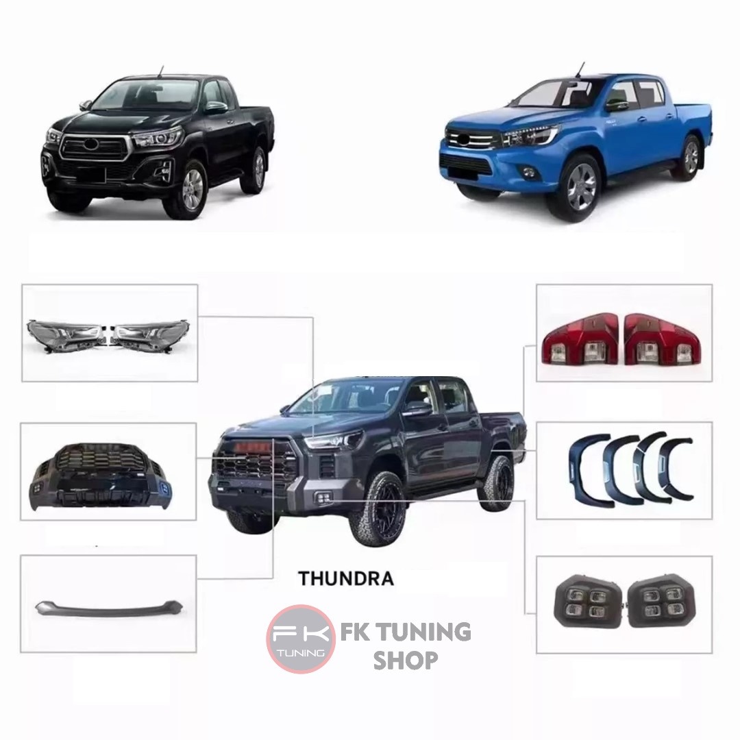 Toyota Hilux Tundra Görünüm Body Kit Seti 2016-2019 Uyumlu 