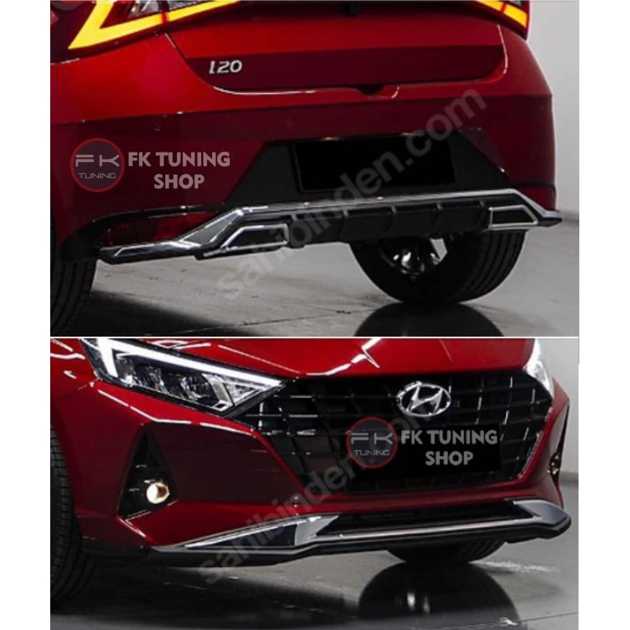 Hyundai İ20 Ön Arka Koruma Seti (plastik 2020 ve üzeri