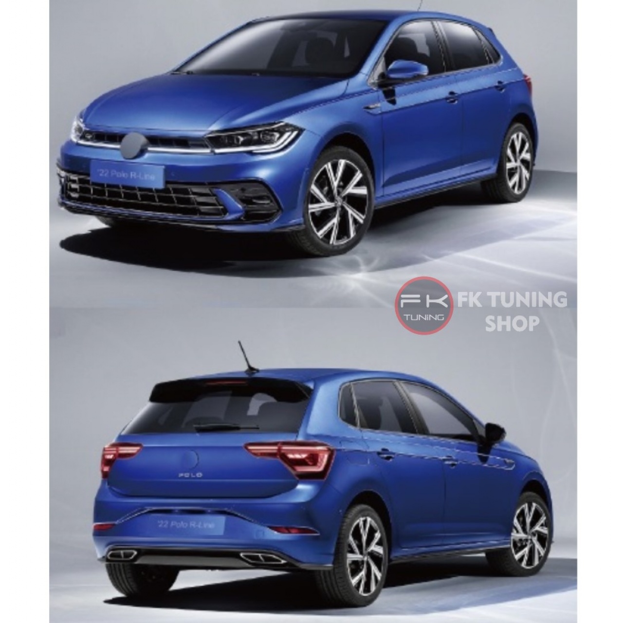 Volkswagen Polo Mk6 MAKYAJLI R-Line Body Kit Seti 2022 ve üzeri