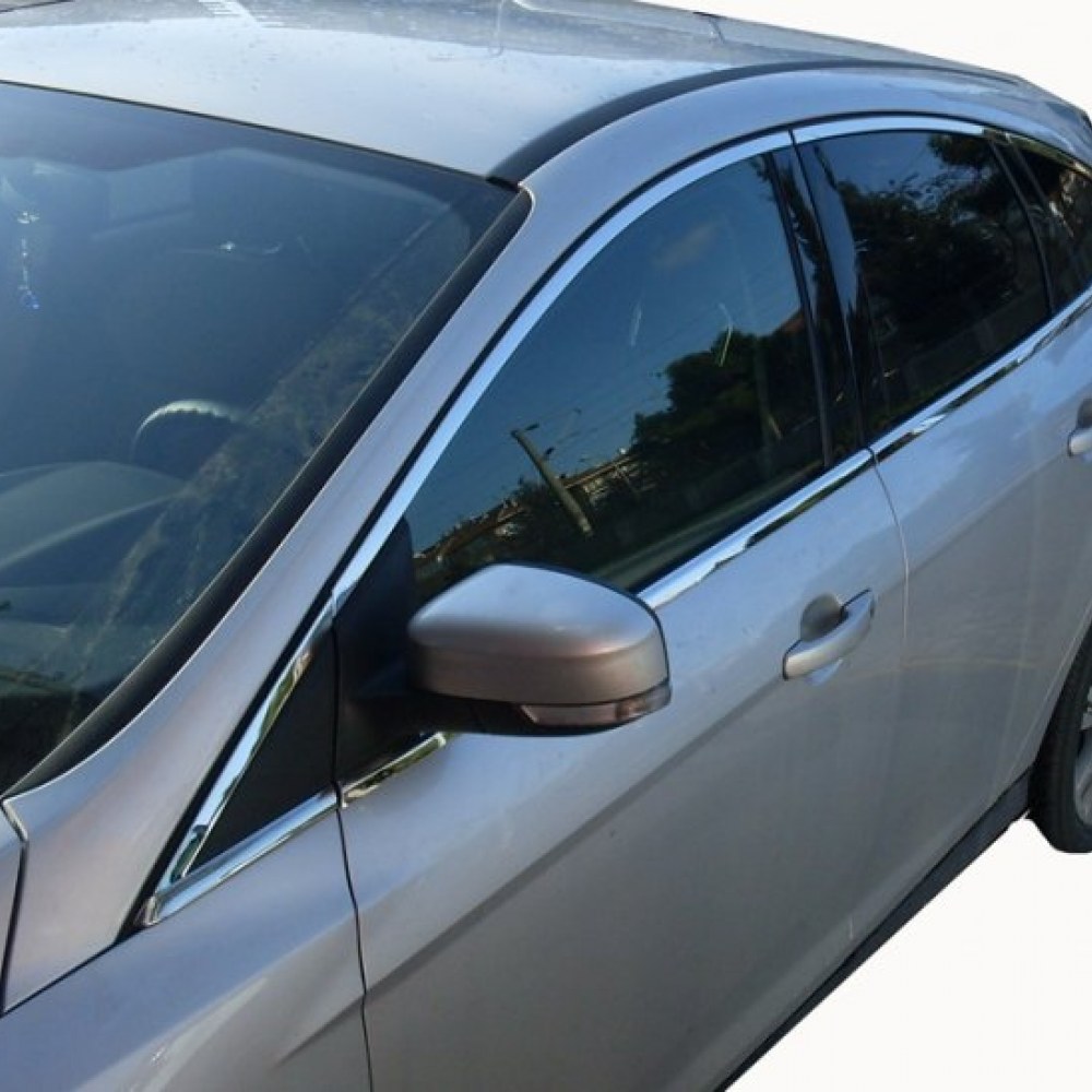Ford Focus 3 Hatcback Krom Cam Çıtası Çevirme Tam Tur 2011