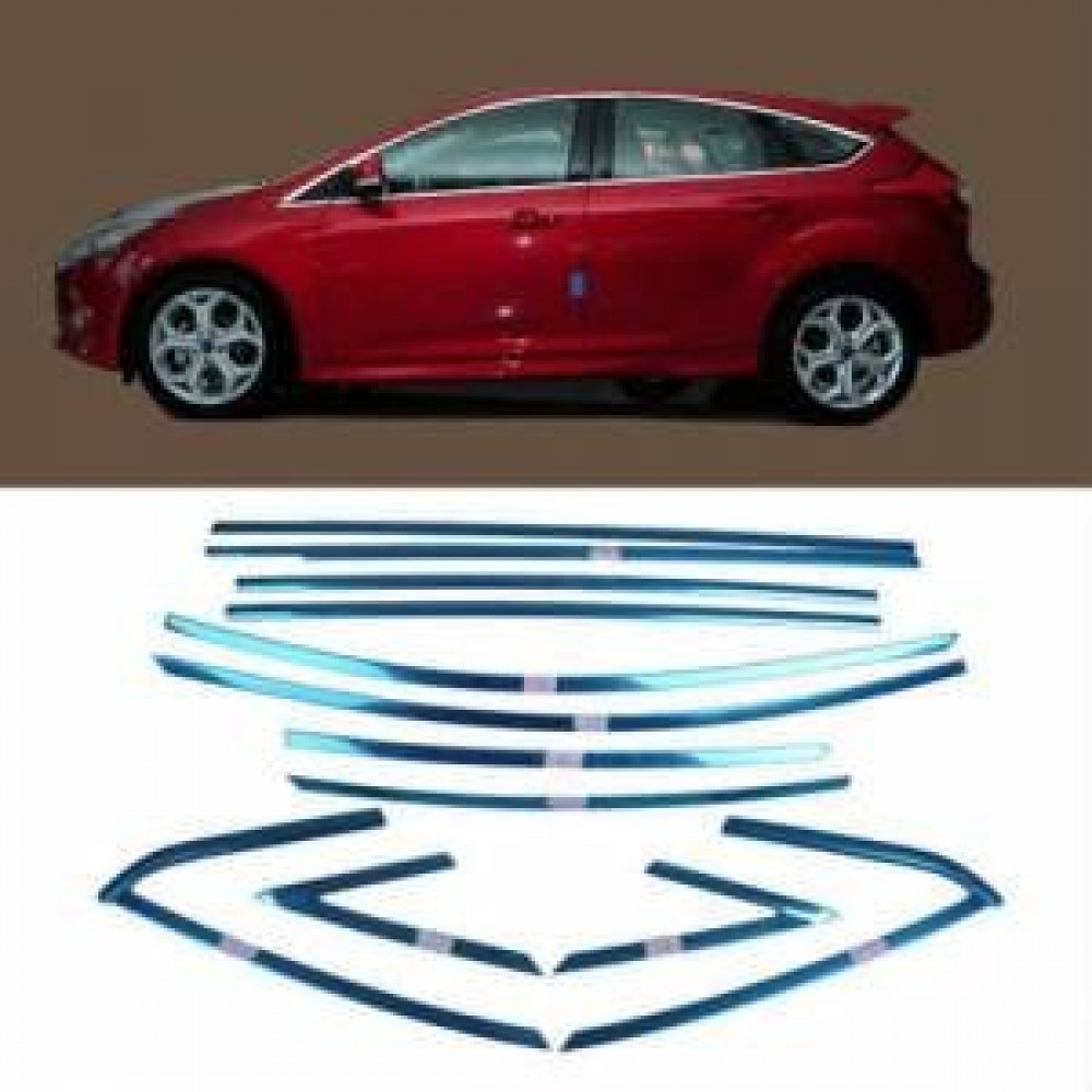 Ford Focus 3 Hatcback Krom Cam Çıtası Çevirme Tam Tur 2011