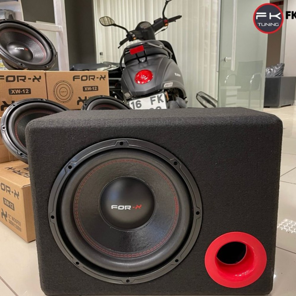 ForX Subwoofer Bass Kabinli XW 12 30 Cm 1200W 300Rms 4 Ohm Fiyatı