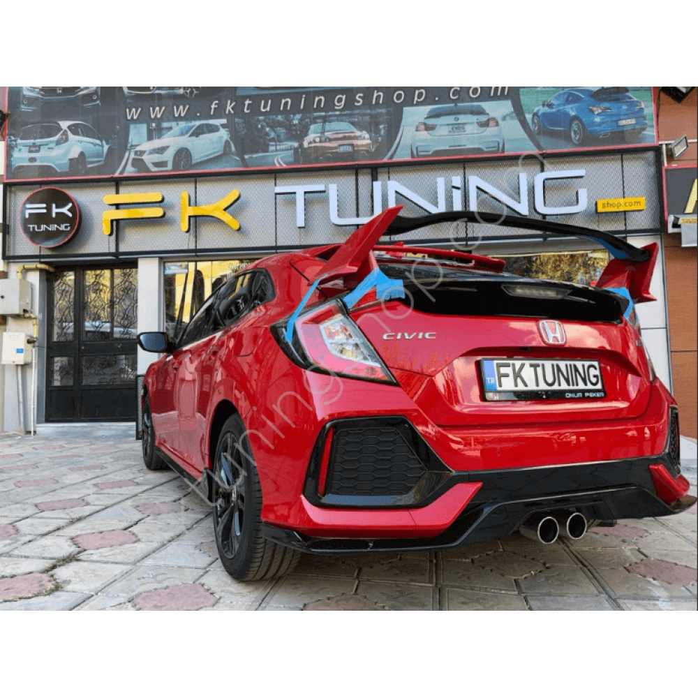 Honda Civic Fk7 Typer Spoyler Polyester Fiyati Taksit Secenekleri