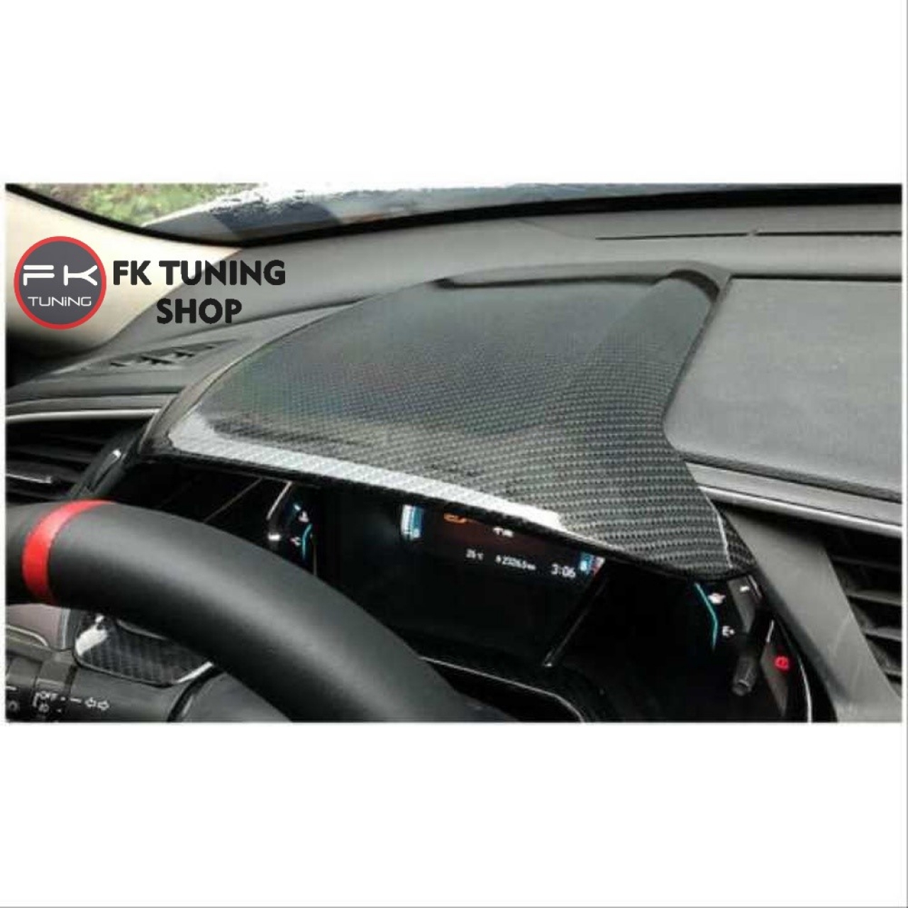 Honda Civic Fc5 Gösterge Üst Karbon Kaplama 2016 ve üzeri