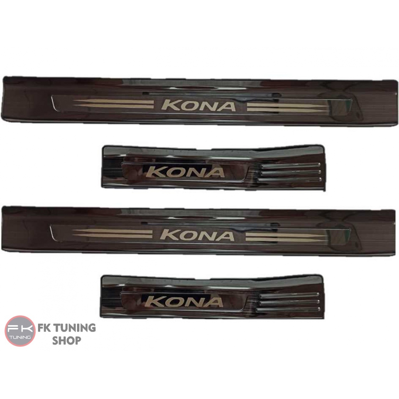 Hyundai Kona Krom Kapı Eşiği Titanyum Siyah