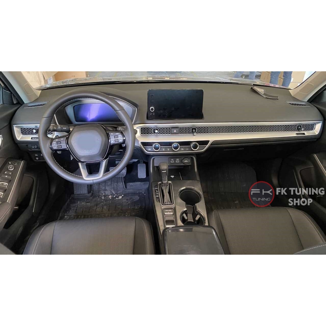 Honda Civic FE Torpido Göğüs Kaplama Gri Renk 2 parça 2022 ve üzeri