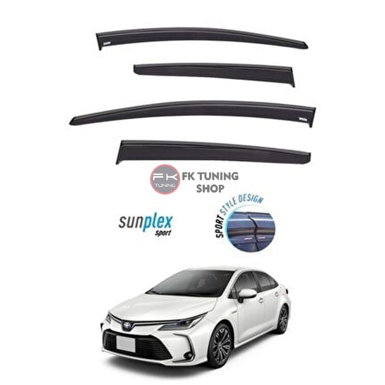 Toyota Corolla Cam Rüzgarlığı Sunplex 2019 ve üzeri Sedan