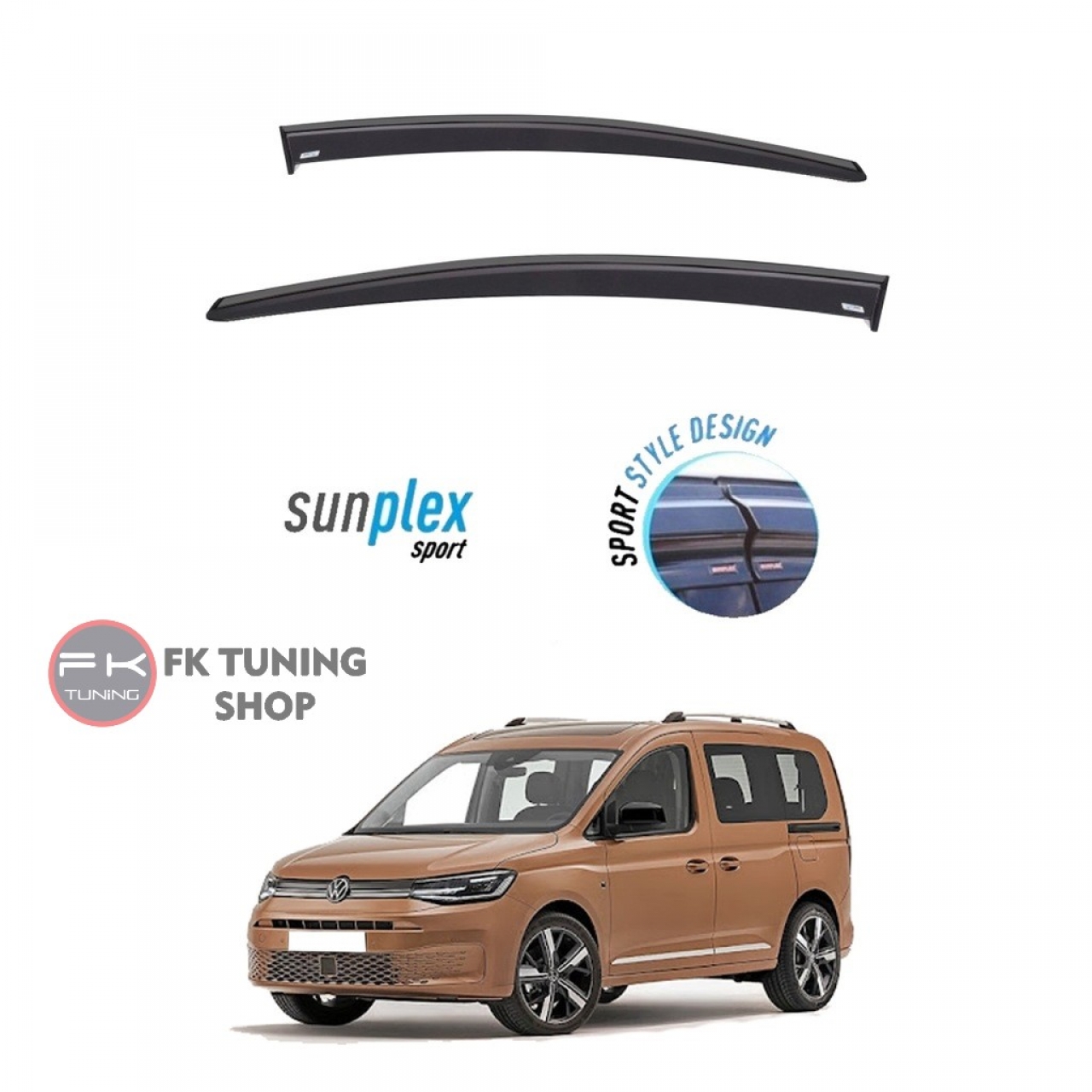 Volkswagen Caddy Cam Rüzgarlığı Sunplex 2021 ve üzeri