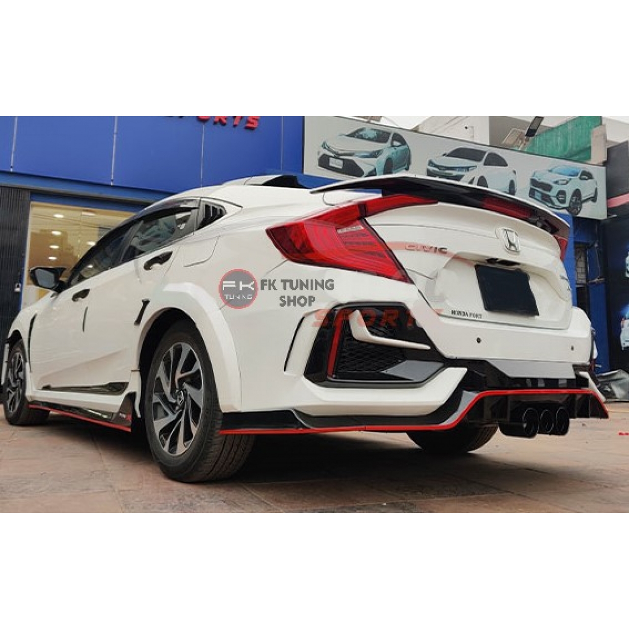 Honda Civic Fc5 Typer Body Kit Seti 2016-2021 Makyajlı Görünüm