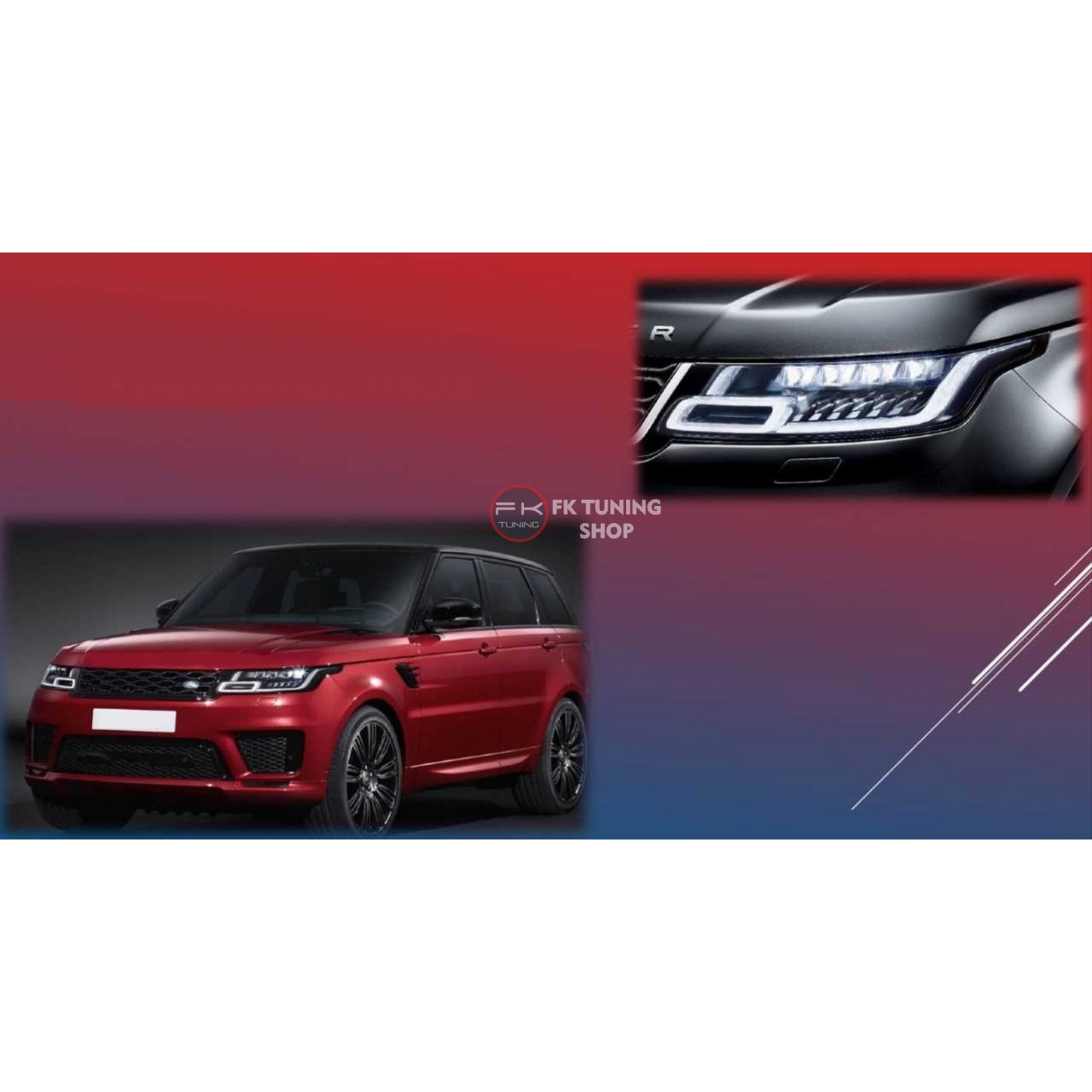 Range Rover Sport 2014-2017 İçin Facelift 2018 üzeri Görünüm Body Kit Seti L494