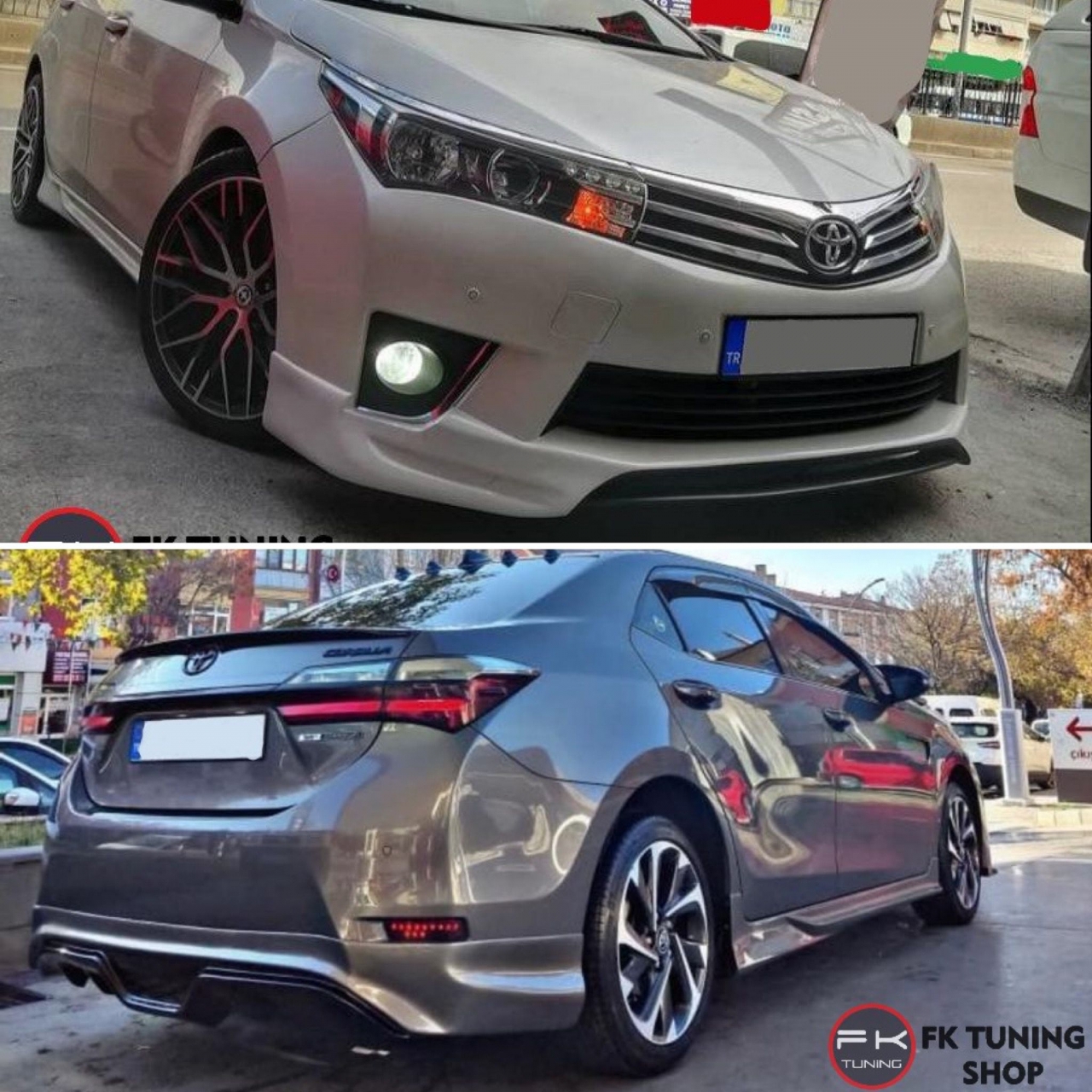 Toyota Corolla Body Kit Seti 2012-2016 (polyester /boyasız)