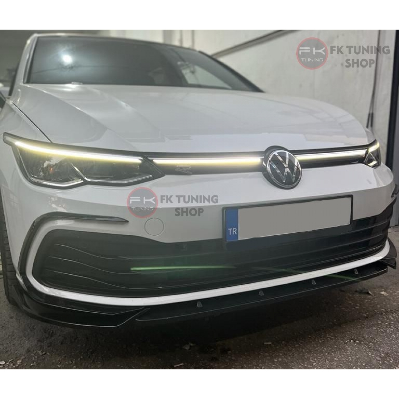 Volkswagen Golf 8 Ön Tampon Eki Lip (pianoblack-yerli plastik) 2020 ve üzeri