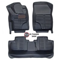 Honda Civic Fb7 5D Havuzlu Paspas Seti Deluxrider Siyah Renk 2012-2016