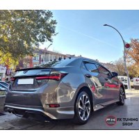 Toyota Corolla Arka Tampon Eki Custom 2013 ve üzeri (polyester-boyasız)
