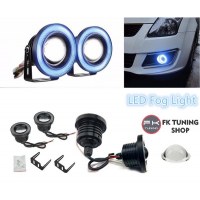 Mercekli Led Sis Angel Eyes Halkalı 7.6 cm (beyaz led+turuncu angel