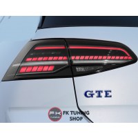 VW Golf 7 - 7.5 Uyumlu Smoke 7.5 Dizayn Kayar Sinyalli Led Stop Takımı (2012-2020)