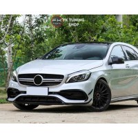 Mercedes W117 Cla Ön Tampon Eki + Tampon Kaşları Amg Uyumlu 16-18