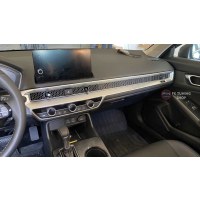 Honda Civic FE Torpido Göğüs Kaplama Gri Renk 2 parça 2022 ve üzeri