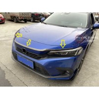 HONDA CİVİC FE ÖN PANJUR ÜST KAPLAMASI 2022 ve üzeri (pianoblack