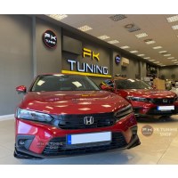 HONDA CİVİC FE ÖN PANJUR KAPLAMASI 2022 ve üzeri (pianoblack) 1 parça