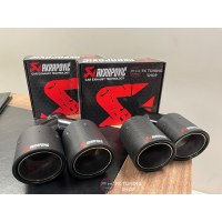 Akrapoviç Egzoz Ucu Sağ Sol Çift Çıkış Carbon 90mm (1 çift