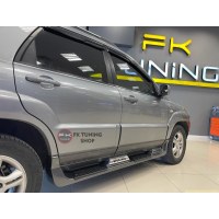 KİA SPORTAGE YAN BASAMAK SETİ MARŞPİYEL (boyasız-polyester) 2005-2009