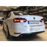VOLKSWAGEN JETTA MK6 LEDLİ STOP AUDİ DİZAYN Kırmızı Renk (2011-2014)