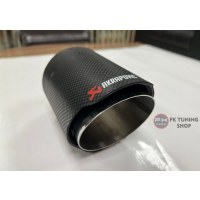 AKRAPOVİÇ EGZOZ UCU CARBON / KROM 100mm (1 adet)