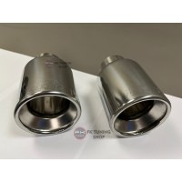 EGZOZ UCU PASLANMAZ KROM 90mm (90 lık) Tek Çıkış 2 Adet