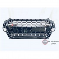 Audi A4 Rs4 Ön Panjur Seti 2019-2023 Pianoblack