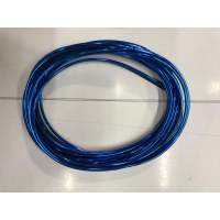TORPİDO ŞERİDİ FİTİLLİ GEÇMELİ 5 METRE MAVİ KROM RENK