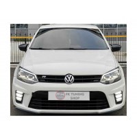 Volkswagen Polo 6R & 6C WRC SİSLİ Ön Tampon Seti + Ön Panjur  (İTHAL ÜRÜN) KAMPANYA