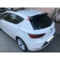 SEAT LEON SPOYLER PARLAK SİYAH BOYALI PLASTİK (2012-2017) 