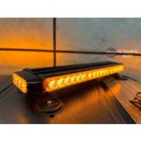 OFFROAD LED PROJEKTÖR TURUNCU 360 DERECE 4 YÖN TEPE ÇAKARI VANTUZLU 51 CM
