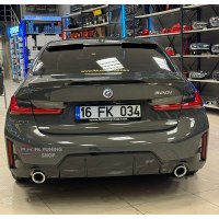 Bmw G20 Cam Üstü Spoyler Yarasa Model M3 (pianoblack-plastik)