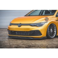 Volkswagen Golf 8 Ön Tampon Eki Lip 2 Parça (pianoblack-ithal plastik