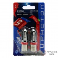  Photon P21W Red (Kırmızı) Exclusive Serisi PH7219 R EX B2 Led Ampul