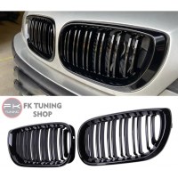 Bmw E46 Böbrek Seti Ön Panjur Pianoblack Çift Çizgi 2 Kapı 2002-2005 (kampanya